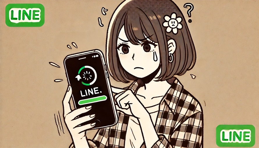 LINEの不具合